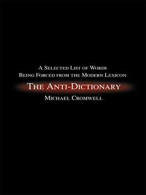 cover image of The Anti-Dictionary